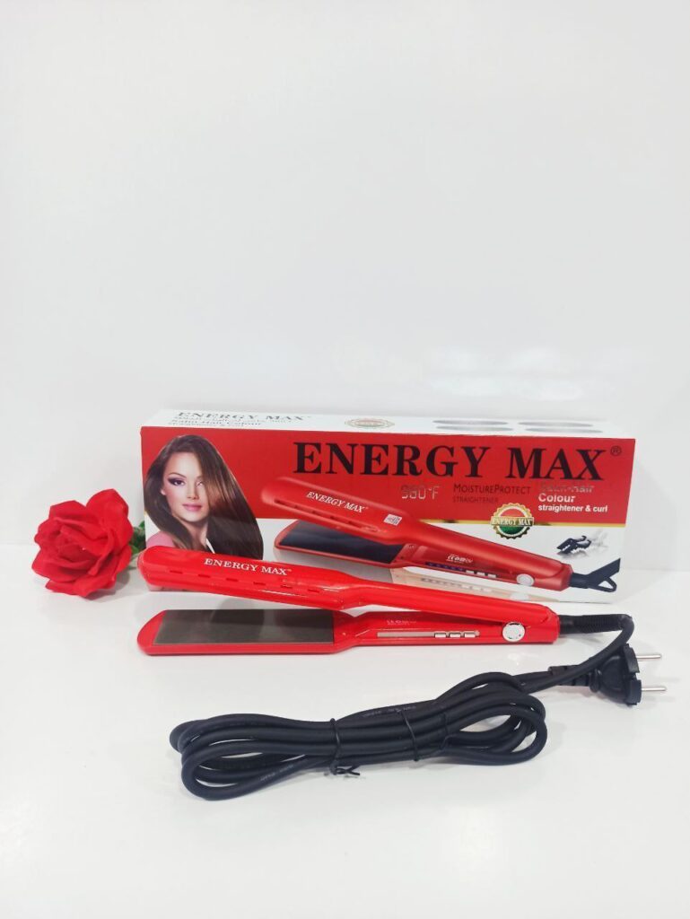 اتو موی فوق حرفه ای مخصوص کراتینه کردن برند انرژی مکسEnergy max