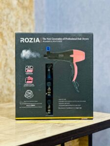 سشوار حرفه ای و سالنی مخزن دار روزیا اصل  مدل 8506