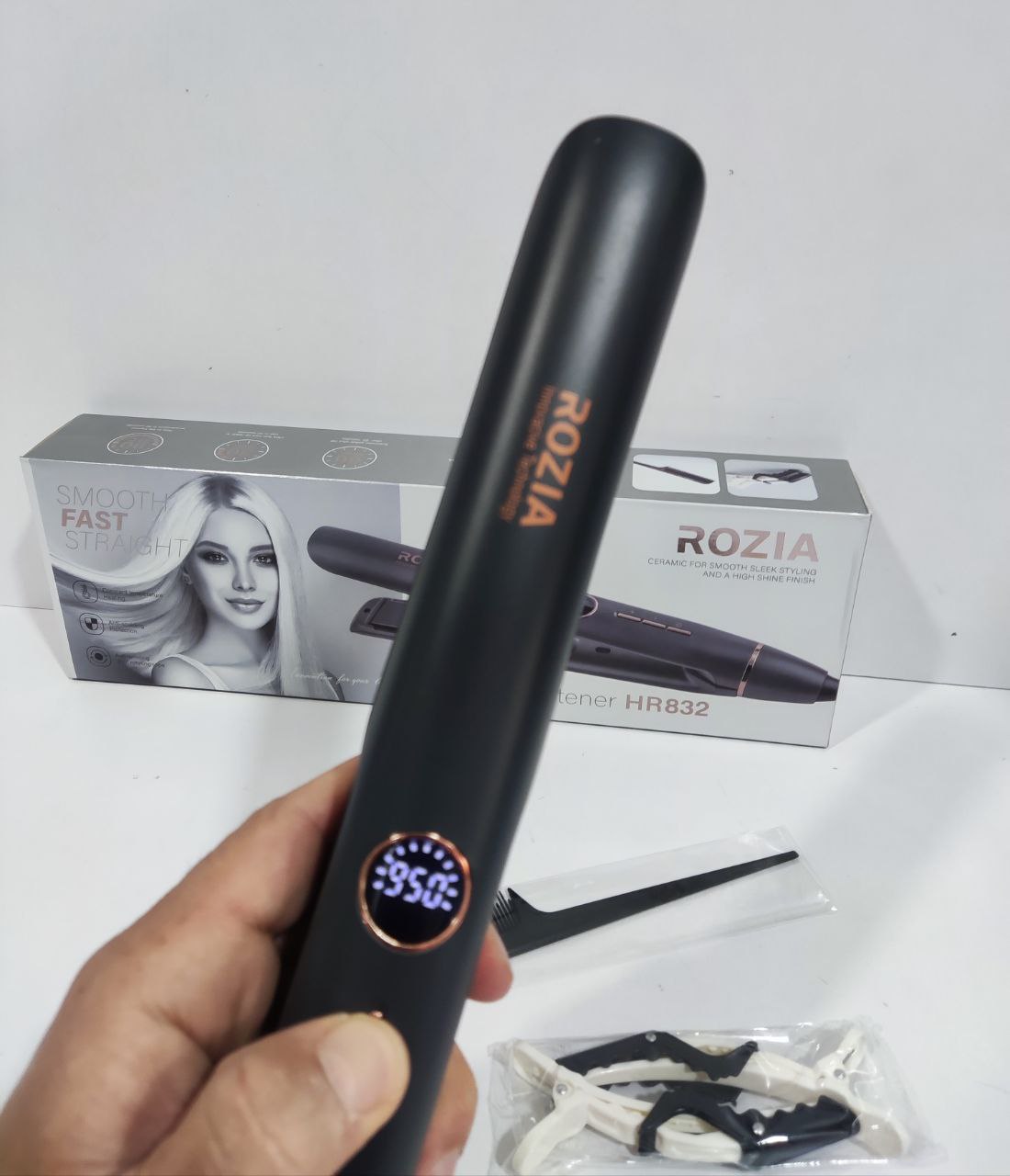 اتوموی فوق حرفه ای مخصوص کراتینه کردن برند روزیا  مدل:HR_831